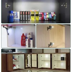 Sensor med LED -ljus - för ett inre gångjärn - universellt - för möbler / garderober / skåp