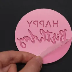 Acryl koekjesvorm - Eid Hajj Mubarak / Eid Mubarak / Happy Birthday / maan / sterBakvormen