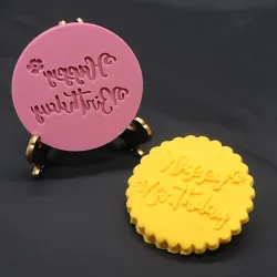 Acryl koekjesvorm - Eid Hajj Mubarak / Eid Mubarak / Happy Birthday / maan / sterBakvormen