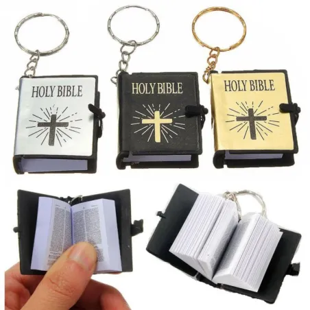 Mini Bijbelboek - sleutelhangerSleutelhangers