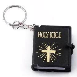 Mini livre de la Sainte Bible - porte-clés