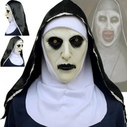 Religieuse effrayante - masque en latex - Halloween - mascarades