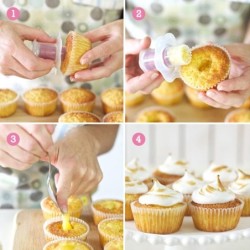 Cupcake / muffin corer - plastic plunger