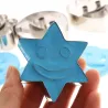 Ausstechform - Smiley - Hase / Auto / Boot - Edelstahl - 4 Stück