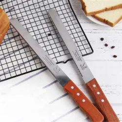 Cake slicer / mold - bread knife - stainless steel