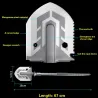 Pelle polyvalente - jardin / militaire / outil de camping - pliable