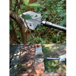 Pelle polyvalente - jardin / militaire / outil de camping - pliable