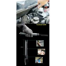 Multi-purpose shovel - garden / military / camping tool - foldable