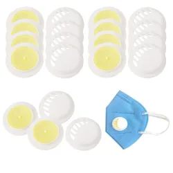 10 delar - Ansikts- / munmaskluftsventilfilter - utbytesfilter