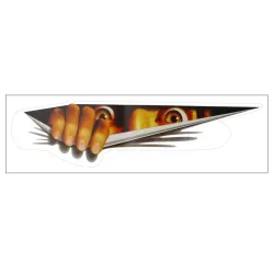 Autosticker - 3D glurende ogenStickers