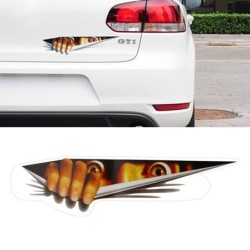 Car sticker - 3D peeking eyes