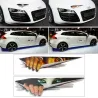 Autosticker - 3D glurende ogenStickers