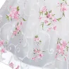 Robe de luxe pour filles - motif floral et nœud