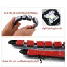 Luce per auto DRL - super luminosa - striscia LED flessibile - impermeabile - 2 pezzi