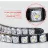 Luce per auto DRL - super luminosa - striscia LED flessibile - impermeabile - 2 pezzi