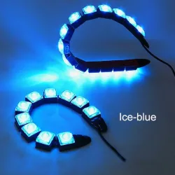 DRL Autolicht - superhell - flexibler LED-Streifen - wasserdicht - 2 Stück