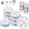Oświetlenie zanurzalne / podwodne - do akwarium / wanny - 13LED - 16 RGB - IP68 - z pilotem RFŚwiatła