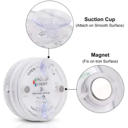 Dränkbart / undervattensljus - för akvarium / badkar - 13LED - 16 RGB - IP68 - med RF -fjärrkontroll