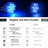Submersible / underwater light - for aquarium / bathtub - 13LED - 16 RGB - IP68 - with RF remoteLights & lighting