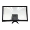 12" - Projecteur HD - écran de téléphone grossissant - verre bombé - réglable