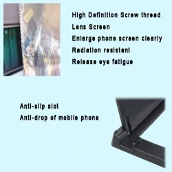 12" - HD projector - phone screen magnifying - curved glass - adjustableAccessories