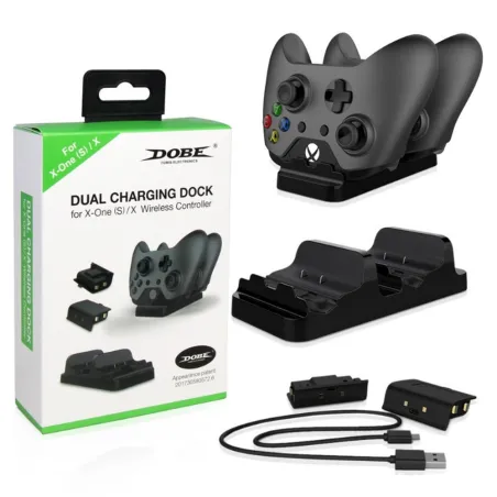 Ładowarka kontrolera Xbox One - z baterią 2*300 mAh - stacja ładującaXbox One