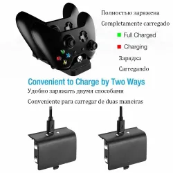 Xbox One controller charger - with 2 * 300 mAh battery - charging dock