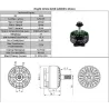 IFlight - motor - XING X2208 2208 1800KV 2450KV 2-6S FPV - for DIY RC racing Drone