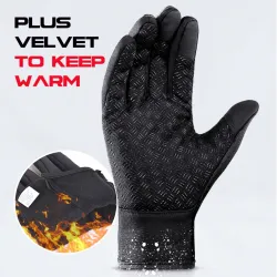 Warme winterhandschoenen - touchscreen - waterdicht - met ritssluiting - unisexHandschoenen
