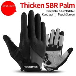 Winddichte / Thermo-Radhandschuhe - Touchscreen-Fingerspitzen - Unisex