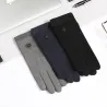 Gants chauds et élégants - fonction écran tactile - avec bouton décoratif