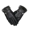 Elegante Leder Herrenhandschuhe - Touchscreen Funktion - winddicht