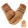 Winter-Wildlederhandschuhe - Touchscreen-Funktion - winddicht - rutschfest - unisex