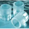 Ice cubes in the shape of a glass - silicone tray - moldBar supply