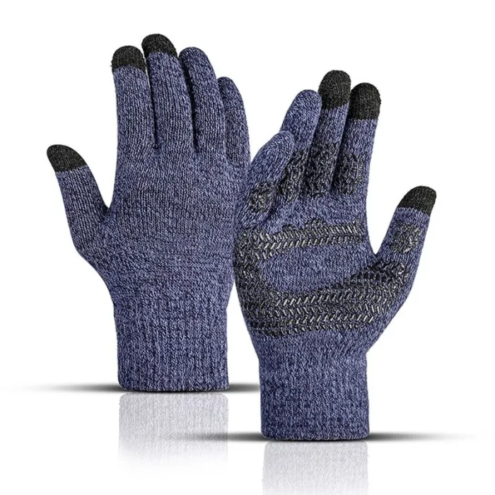 Warm winter gloves - touch screen function - non-slip