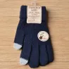 Warm thick winter gloves - touch screen function - cashmere