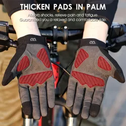 Sport gloves - touch screen function - reflective - half / full fingers design - unisex