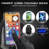 Sport gloves - touch screen function - reflective - half / full fingers design - unisex