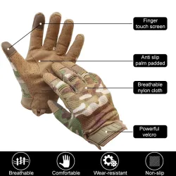 Multifunktions-Sporthandschuhe - Touchscreen-Funktion - Rutschfest - Vollfinger