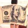 100 US dollar print - bath / beach towel - quick drying - 70 * 140cm