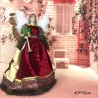 NavidadÁngel sonriente - muñeca de pie - decoración navideña