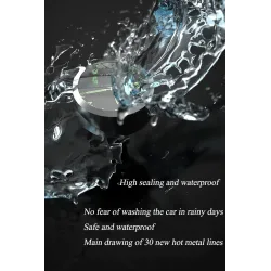 7/8" - universeel motorstuurhorloge - waterdichtMotorfiets onderdelen