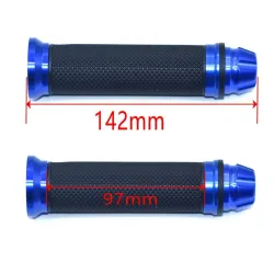 Motorcycle handlebar grips - rubber covers - 22mm / 24mm