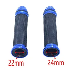Stuurgrepen voor motorfietsen - rubberen kappen - 22 mm / 24 mmHand Grips & End