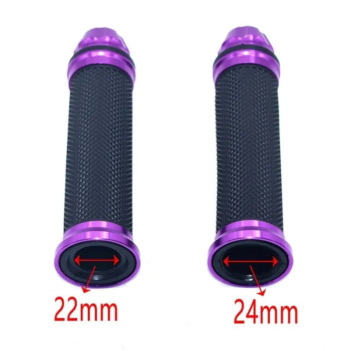 Stuurgrepen voor motorfietsen - rubberen kappen - 22 mm / 24 mmHand Grips & End