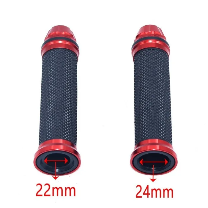 Stuurgrepen voor motorfietsen - rubberen kappen - 22 mm / 24 mmHand Grips & End