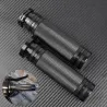 Motorrad Lenkergriffe schwarz - Aluminium - für Harley VRSC XL XR Dyna Softail / 96-07 Touring - 25mm