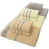 Luksusowy duży ręcznik kąpielowy / do twarzy / do rąk - bawełna - 70 * 140cm - komplet 3 sztukiWłókienniczy
