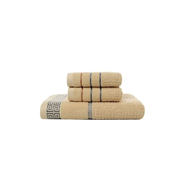 Luxe grote bad/gezicht/handdoek - katoen - 70*140cm - 3 delige setTextiel
