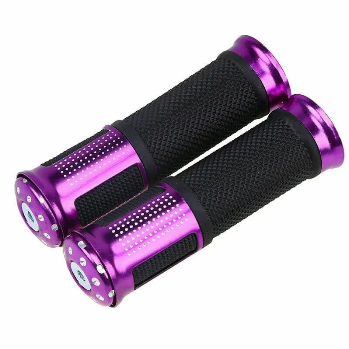 Universal motorcycle handlebar grips - for Suzuki / Kawasaki - 22mm